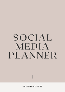 Social Media Planner