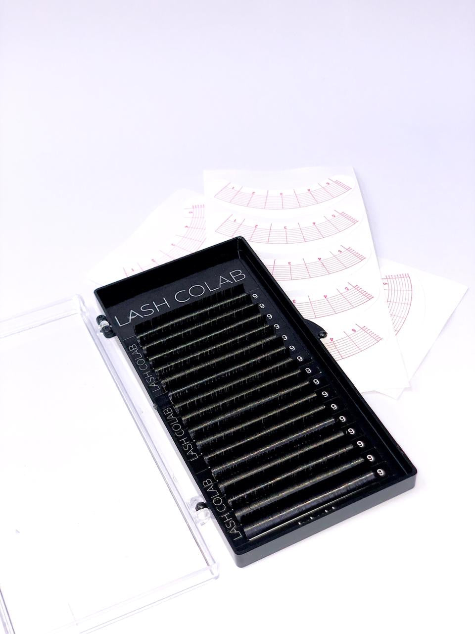 Flat Lash | Full Size Trays | Mix Length (16 Rows)